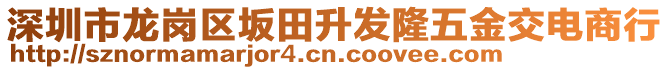 深圳市龍崗區(qū)坂田升發(fā)隆五金交電商行