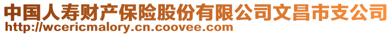 中國人壽財產(chǎn)保險股份有限公司文昌市支公司