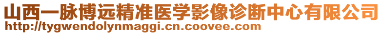 山西一脈博遠精準醫學影像診斷中心有限公司