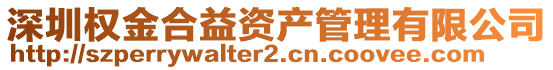 深圳權金合益資產管理有限公司