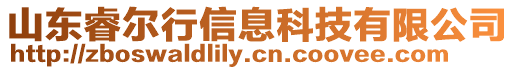 山東睿爾行信息科技有限公司