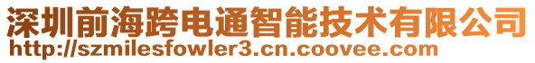 深圳前海跨電通智能技術(shù)有限公司