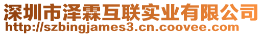 深圳市澤霖互聯實業(yè)有限公司