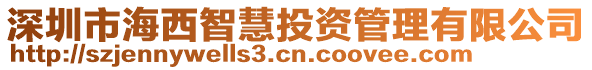 深圳市海西智慧投資管理有限公司