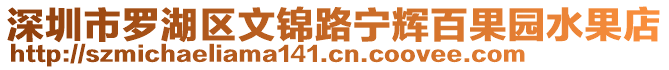 深圳市羅湖區(qū)文錦路寧輝百果園水果店