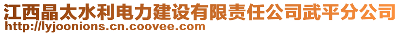 江西晶太水利電力建設(shè)有限責(zé)任公司武平分公司