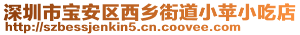 深圳市寶安區(qū)西鄉(xiāng)街道小蘋小吃店