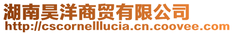 湖南昊洋商貿有限公司