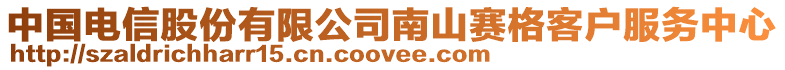 中國電信股份有限公司南山賽格客戶服務(wù)中心