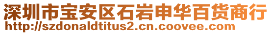 深圳市寶安區(qū)石巖申華百貨商行