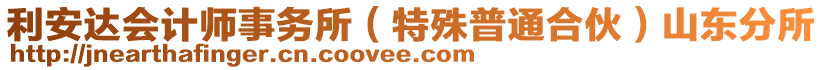 利安達(dá)會計師事務(wù)所（特殊普通合伙）山東分所