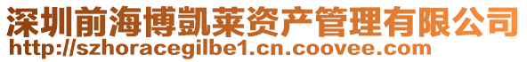 深圳前海博凱萊資產(chǎn)管理有限公司