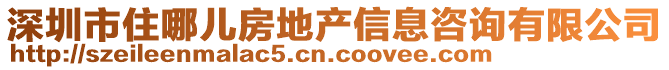 深圳市住哪兒房地產(chǎn)信息咨詢有限公司