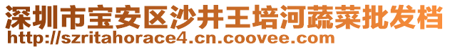 深圳市寶安區沙井王培河蔬菜批發檔
