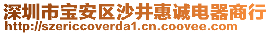 深圳市寶安區沙井惠誠電器商行