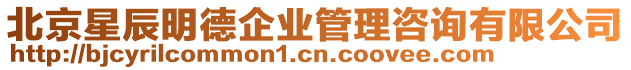 北京星辰明德企業管理咨詢有限公司