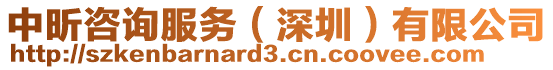 中昕咨詢服務(深圳)有限公司