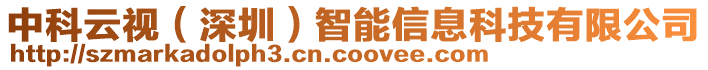 中科云視(深圳)智能信息科技有限公司