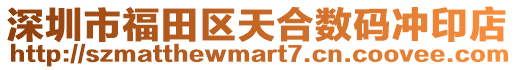 深圳市福田區天合數碼沖印店