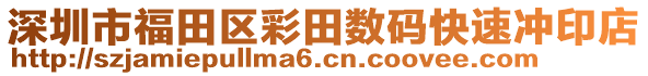 深圳市福田區彩田數碼快速沖印店