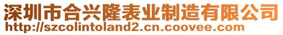 深圳市合興隆表業制造有限公司