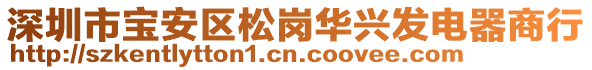 深圳市寶安區(qū)松崗華興發(fā)電器商行