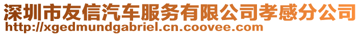 深圳市友信汽車服務(wù)有限公司孝感分公司