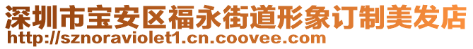 深圳市寶安區(qū)福永街道形象訂制美發(fā)店