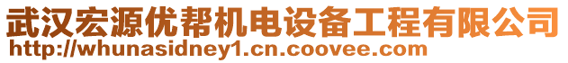 武漢宏源優幫機電設備工程有限公司