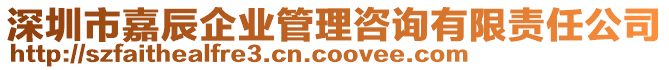 深圳市嘉辰企業(yè)管理咨詢有限責任公司