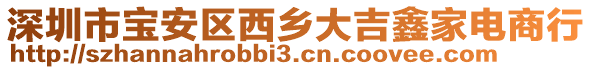 深圳市寶安區(qū)西鄉(xiāng)大吉鑫家電商行