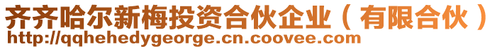 齊齊哈爾新梅投資合伙企業(yè)（有限合伙）