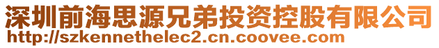 深圳前海思源兄弟投資控股有限公司