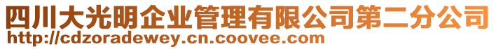 四川大光明企業(yè)管理有限公司第二分公司