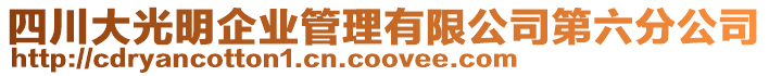 四川大光明企業(yè)管理有限公司第六分公司