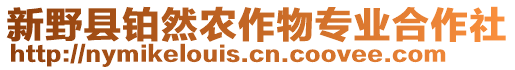 新野縣鉑然農作物專業合作社