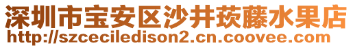 深圳市寶安區(qū)沙井莰藤水果店