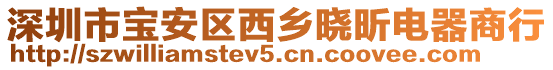 深圳市寶安區(qū)西鄉(xiāng)曉昕電器商行