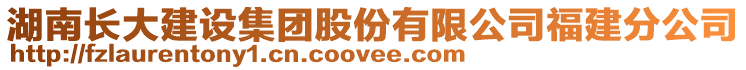 湖南長大建設集團股份有限公司福建分公司