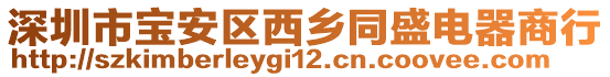 深圳市寶安區(qū)西鄉(xiāng)同盛電器商行