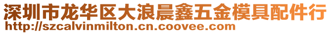 深圳市龍華區大浪晨鑫五金模具配件行