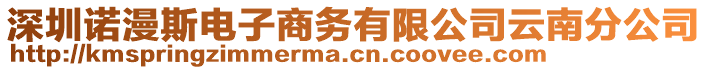 深圳諾漫斯電子商務有限公司云南分公司