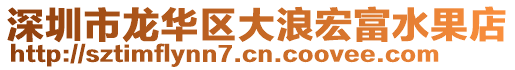 深圳市龍華區(qū)大浪宏富水果店