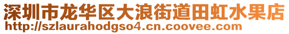 深圳市龍華區大浪街道田虹水果店