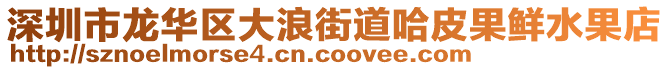深圳市龍華區大浪街道哈皮果鮮水果店