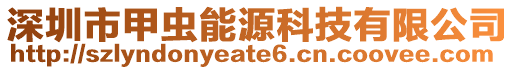 深圳市甲蟲(chóng)能源科技有限公司