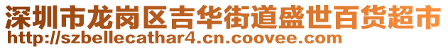 深圳市龍崗區(qū)吉華街道盛世百貨超市