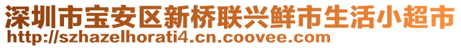 深圳市寶安區新橋聯興鮮市生活小超市