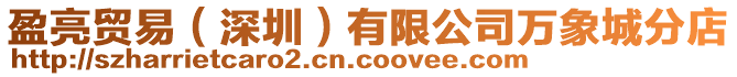 盈亮貿易（深圳）有限公司萬象城分店
