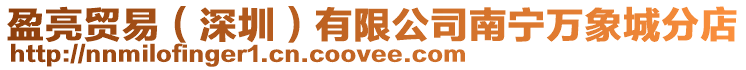 盈亮貿(mào)易(深圳)有限公司南寧萬象城分店